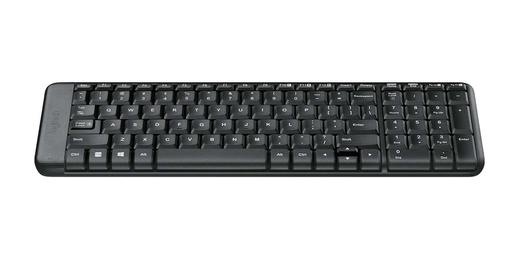 TECLADO LOGITECH + MOUSE INALAMBRICO MK220 WIRELESS USB SP BLACK