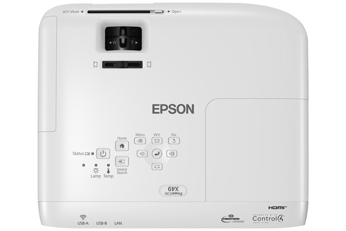 Proyector Epson PowerLite X49, 3600 Lumenes, 1024x768, XGA, Parlante Monoaural: 5W x 1.