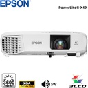 Proyector Epson PowerLite X49, 3600 Lumenes, 1024x768, XGA, Parlante Monoaural: 5W x 1.