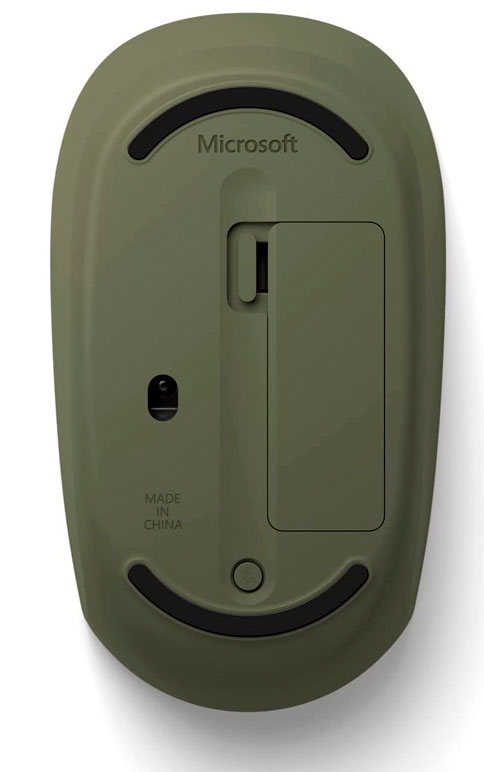 Mouse MICROSOFT Inalámbrico Bluetooth 5.0, 1000dpi, 2.4GHz, Camuflaje Bosque.