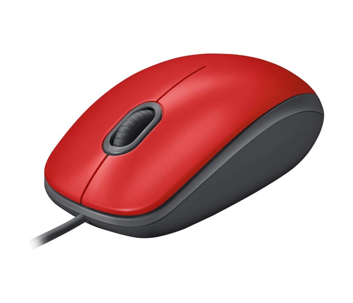 MOUSE LOGITECH M110 SILENT OPTICO RED USB