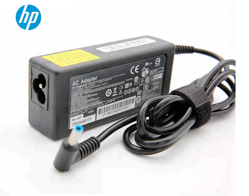 Cargador Compatible HP Punta Azul 19.5V 2.31A  45W - 4.5*3.0