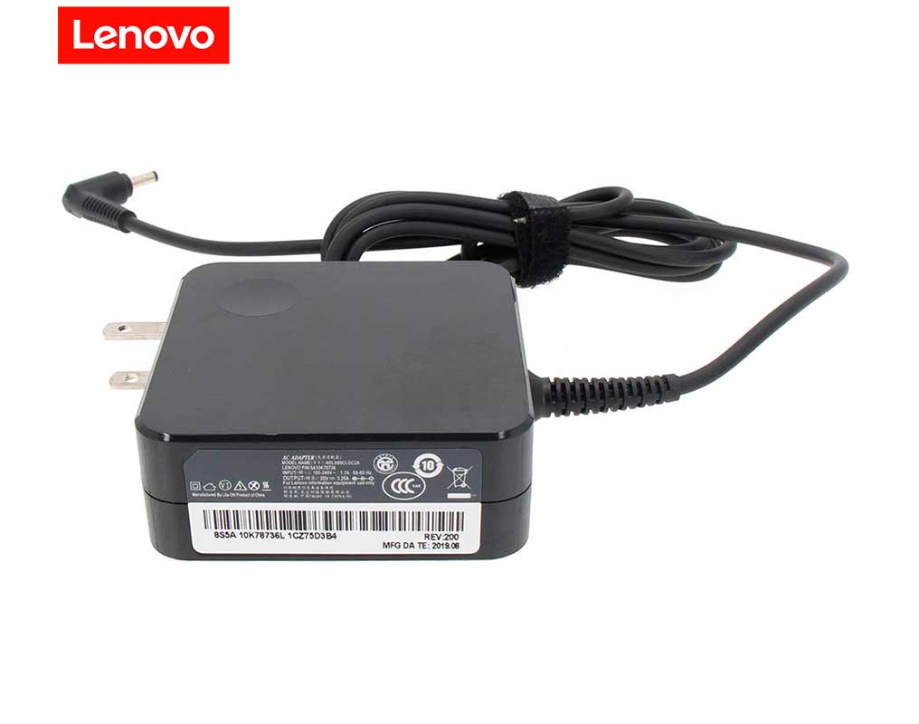 Cargador Compatible LENOVO 20V 3.25A 65W 4.0*1.7 P/Delgada (Cuadrado)