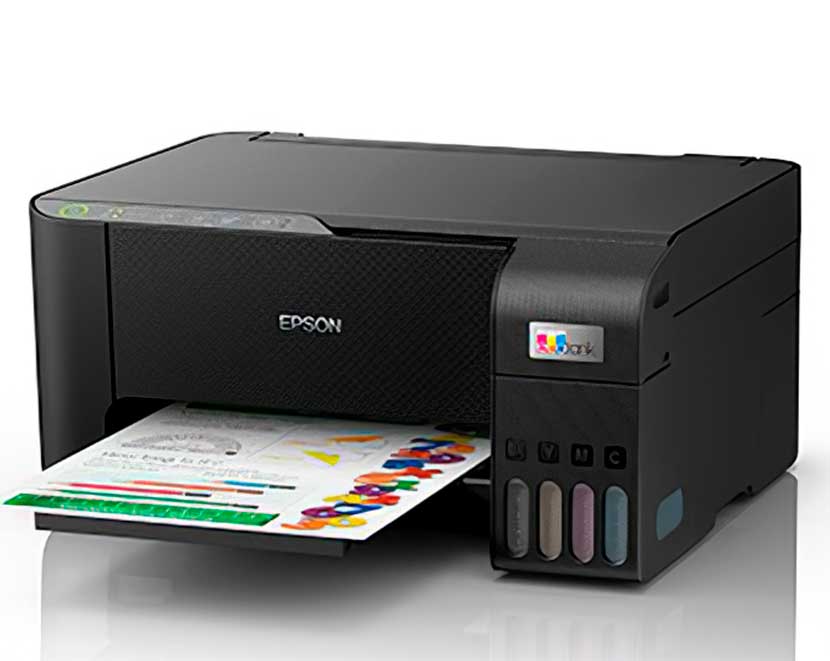 Impresora Epson Ecotank L3250 Multifuncional Wifi A Color Color Negro