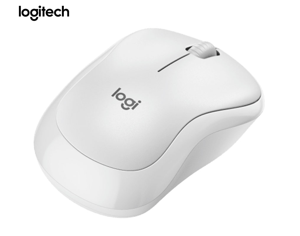 Mouse LOGITECH M240 Silent Wireless/Bluetooth White (910-007116)