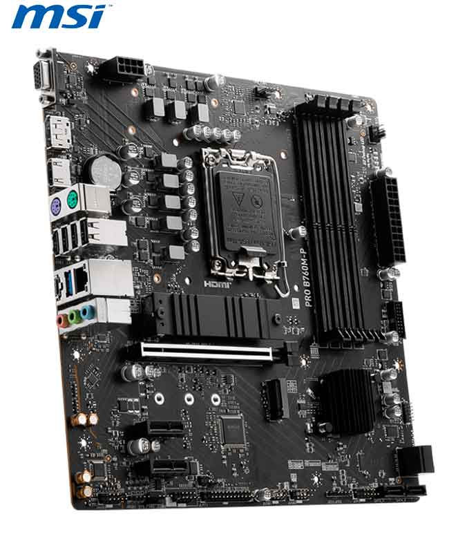 Motherboard MSI PRO B760M-P, Chipset Intel B760, LGA1700, HDMI, DP, VGA, mATX