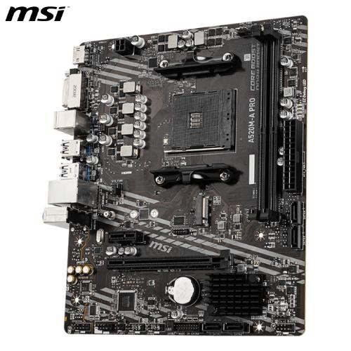 Placa Base MSI A520M-A PRO, Chipset AMD A520, Socket AMD AM4, mATX