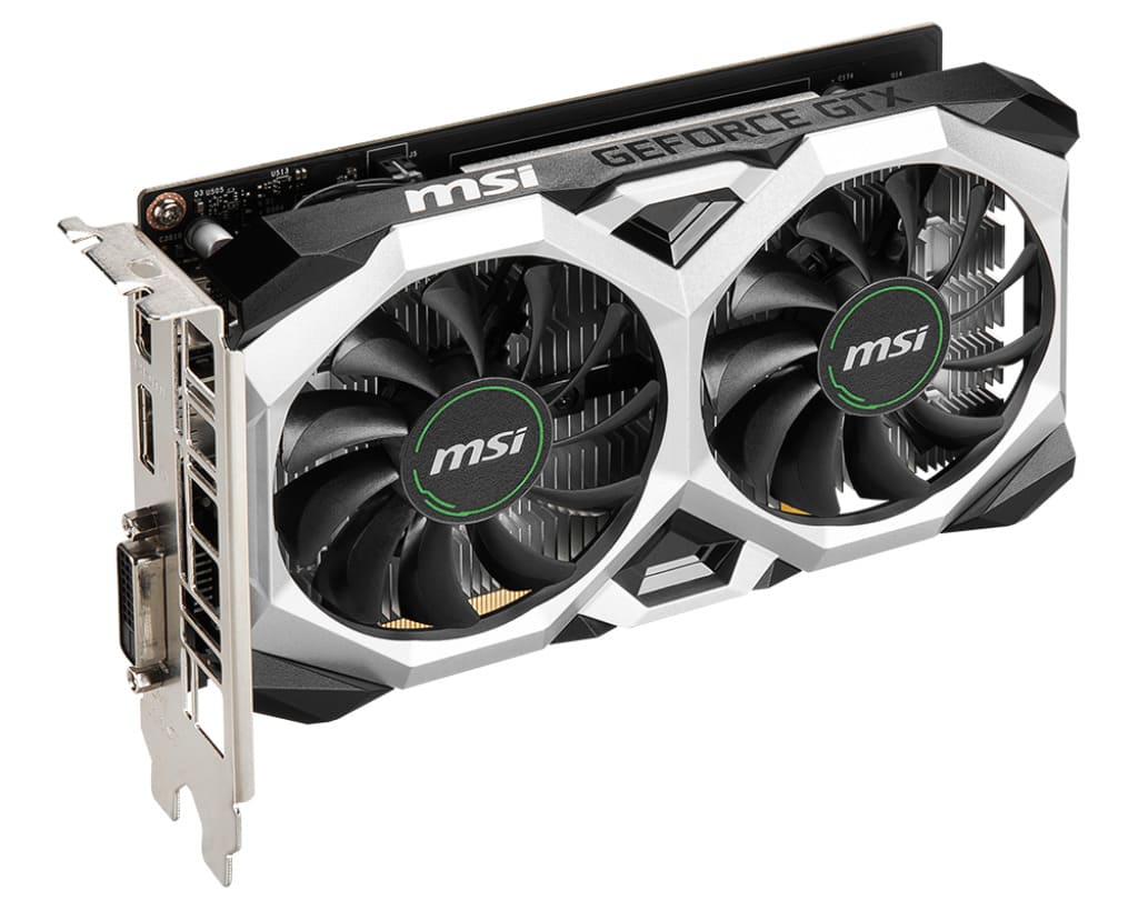 Tarjeta de Video MSI GeForce GTX1650 4Gb GDDR6 ( 912-V812-003 ) Ventus XS | 128 BIT | OC Edition.