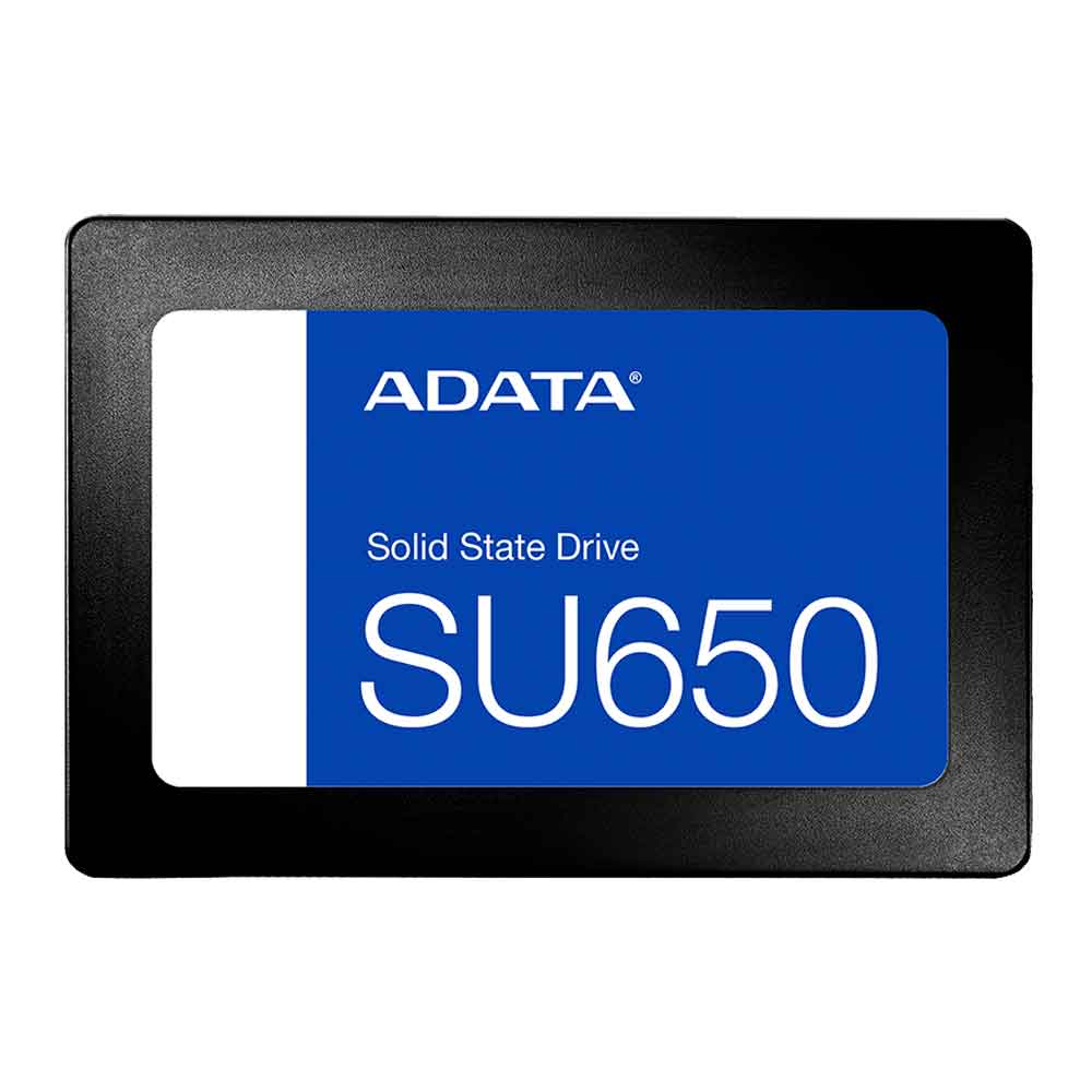 Unidad de Estado Solido ADATA, SU650, 1TB, Sata 6GB/S, 2.5&quot;, 7mm, 3D NAND.