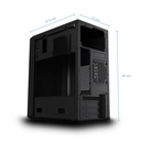 Case Enkore CADET (ENC 1002), Micro ATX, 230W, Negro.