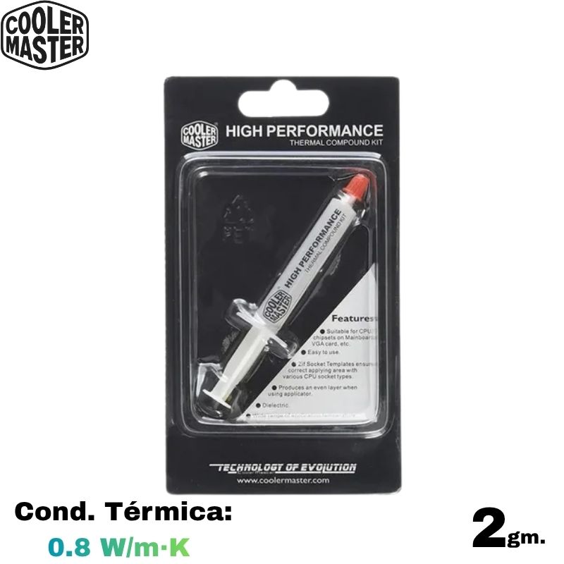 Pasta Térmica Cooler Master, RDP Grease High Performance