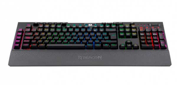 Teclado Redragon K551RGB MITRA black, Switch Red, Español