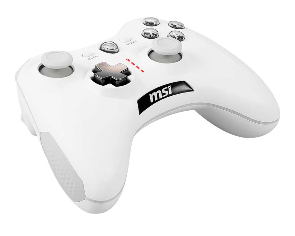 GamePad MSI Force GC30 V2, Wireless, Vibrador, USB, White.