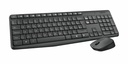 TECLADO LOGITECH + MOUSE INALAMBICO MK235 WIRELESS USB SP BLACK