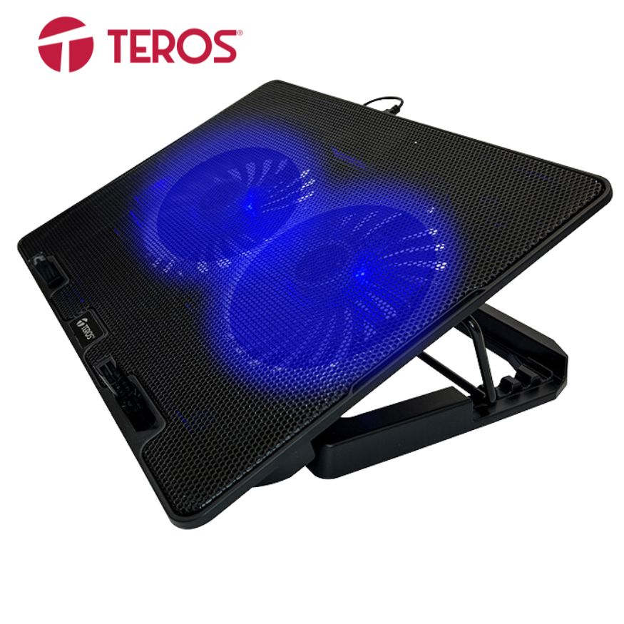 Cooler Para Notebook TEROS TE-7020N / 15.6&quot; / 2 Fan de 12CM