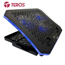 Cooler Teros TE-7130N, RGB Notebook  Hasta 19&quot; / 3 Fan de 11cm