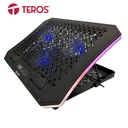 Cooler Teros TE-7130N, RGB Notebook  Hasta 19&quot; / 3 Fan de 11cm