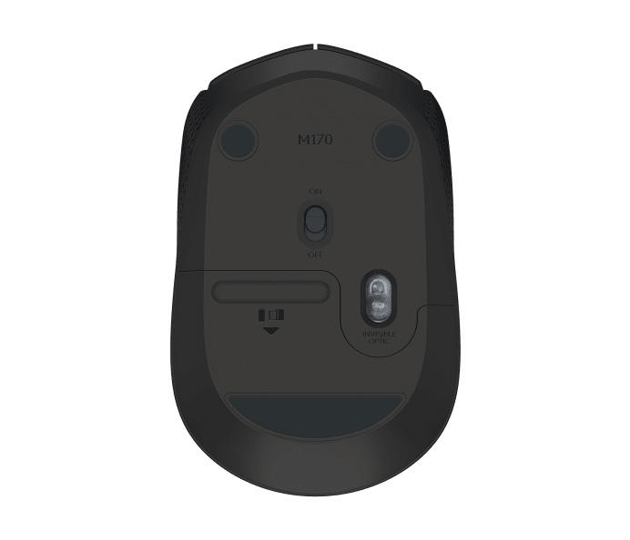 Mouse LOGITECH M170 Inalambrico Black (910-004940)