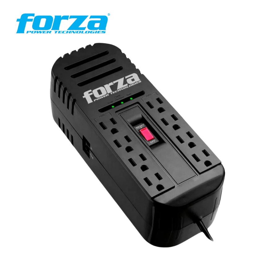 Estabilizador Forza 2200VA FVR-2202,  8-Tomas, 220v.