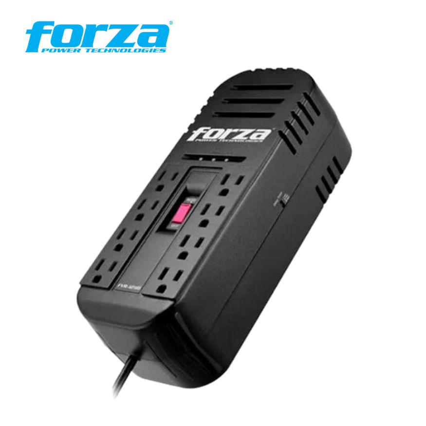 Estabilizador Forza 2200VA FVR-2202,  8-Tomas, 220v.