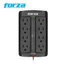 Estabilizador FORZA 900VA FVR-902 450W, 8 Tomas, 220V.