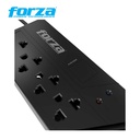 Estabilizador FORZA 1000VA FVR-1012 500watts, 4-tomas, 220v.