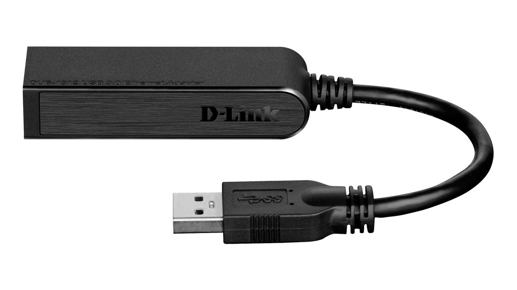 Adaptador de Red D-Link DUB-1312, USB 3.0 a Ethernet Gigabit 1-Puerto RJ45.