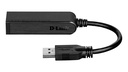 Adaptador de Red D-Link DUB-1312, USB 3.0 a Ethernet Gigabit 1-Puerto RJ45.