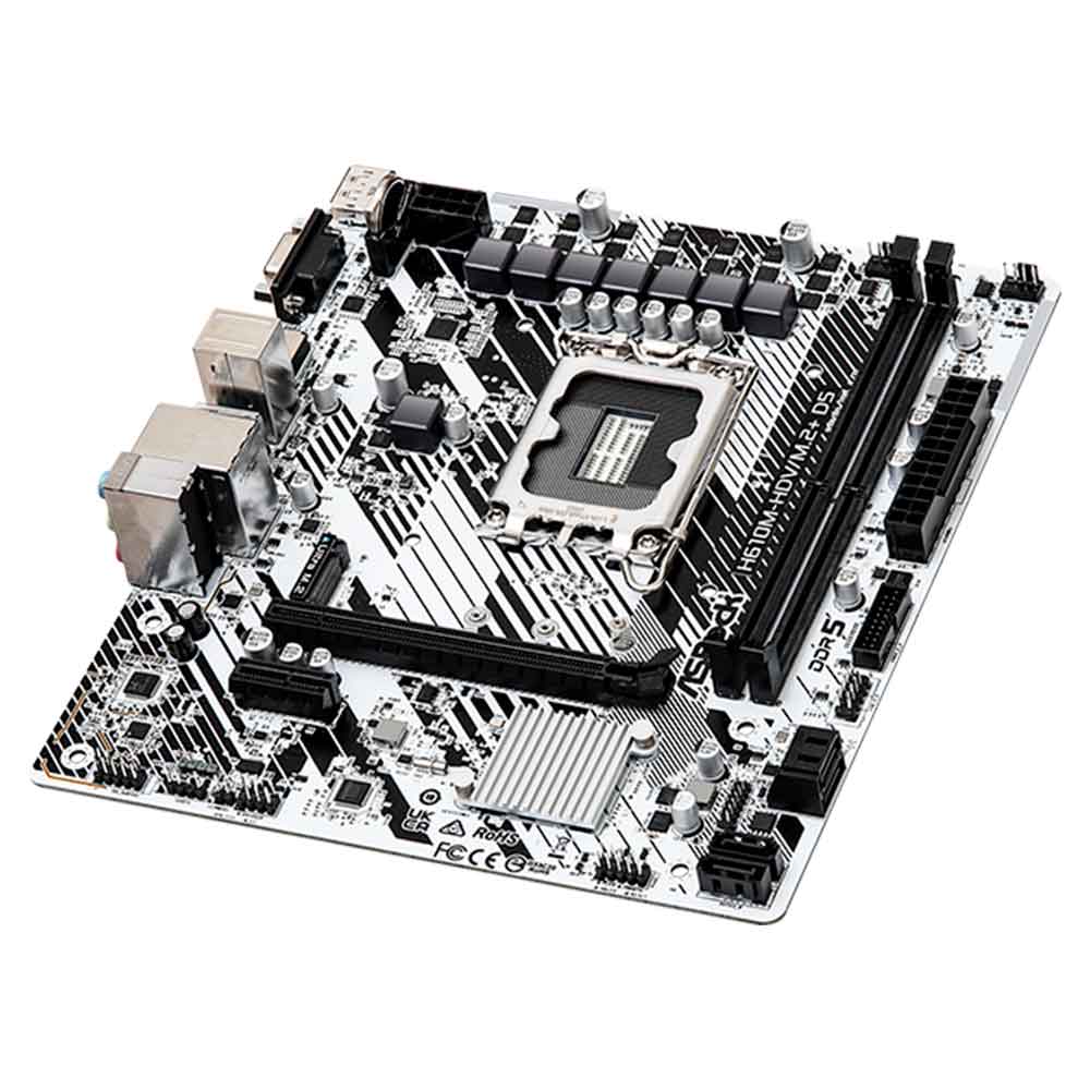 Motherboard ASROCK H610M-HDV/M.2+ D5, Chipset Intel H610, LGA1700, mATX