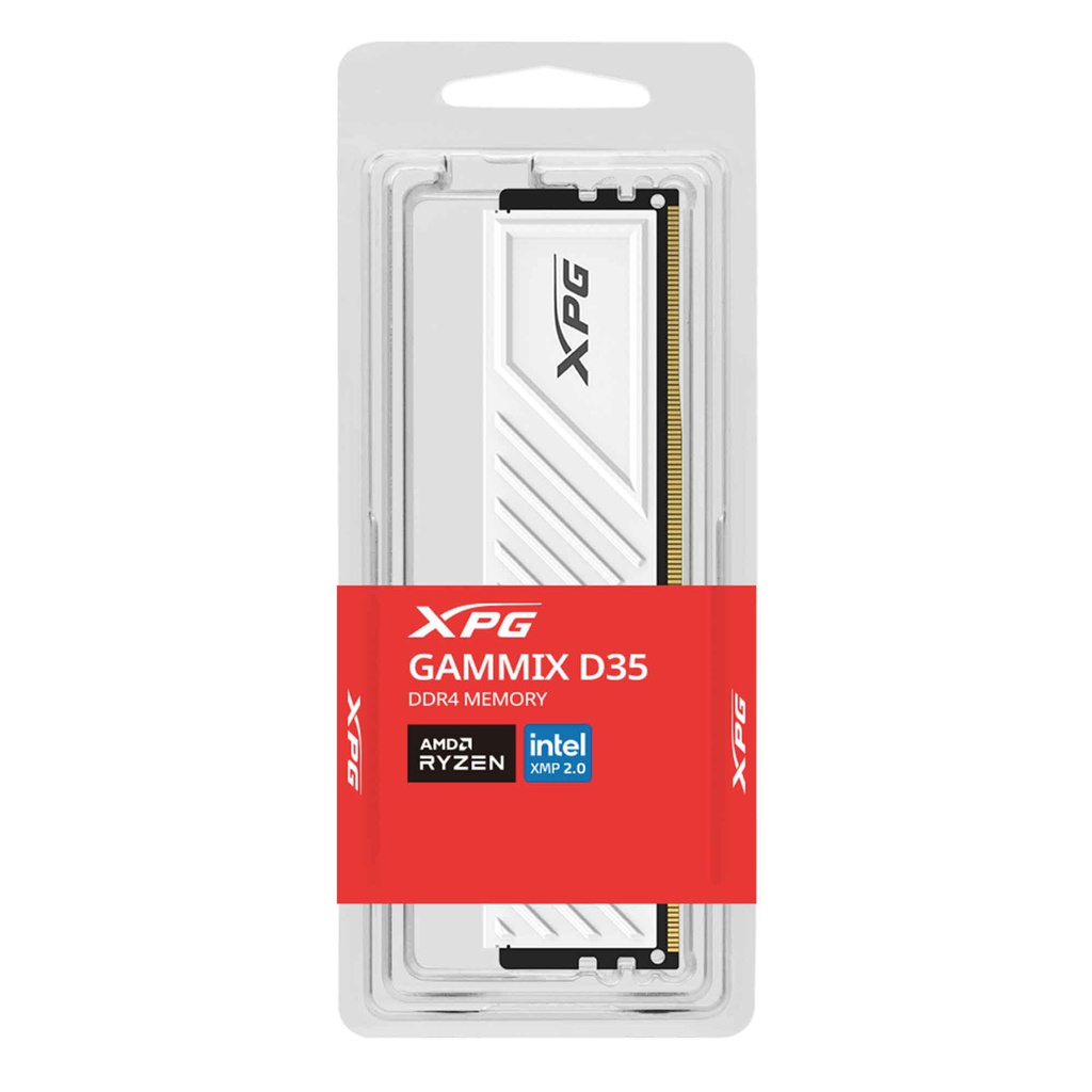 Memoria Ram Adata XPG SPECTRIX D35 White, 8GB DDR4-3200 MHz, CL16, 1.35V.