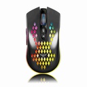 MOUSE GAMING MICRONISC STREAMER, 6400DPI, RGB, 7 BOTONES