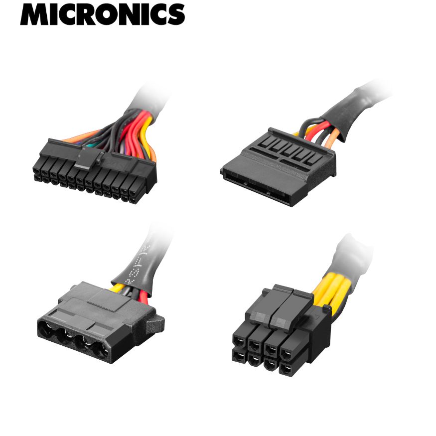 Fuente Poder Micronics ATX SX-250W/650, Fan 12cm.