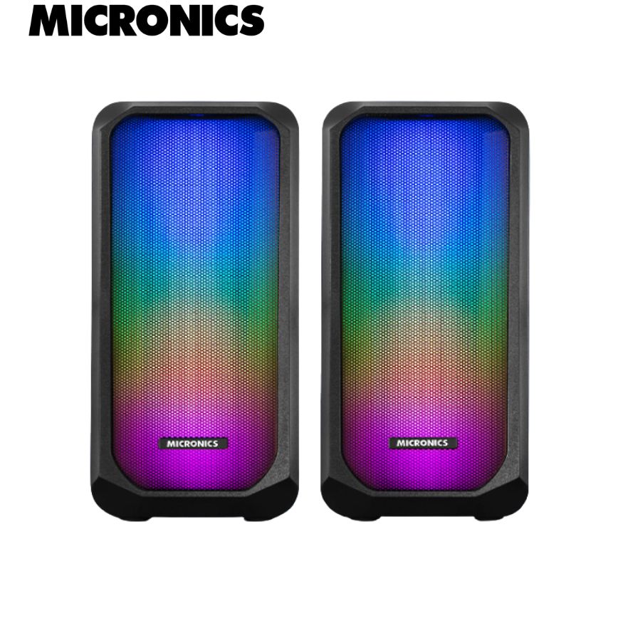 Parlante Micronics LUXOR MIC-S305 2.0 RGB