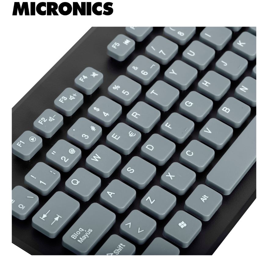 Teclado Multimedia Micronics McQueen (MIC K706) USB, Black