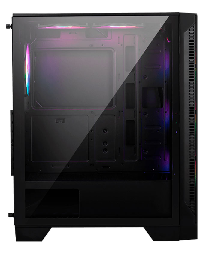 Case MSI MAG Forge 120A Airflow, Mid Tower, Vidrio Templado, S/Fuente USB 3.0, Black.