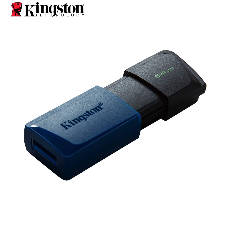 Memoria USB Kingston DataTraveler Exodia M, 64GB, USB 3.2 Gen 1, Azul