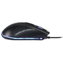 Mouse gamer TEROS TE-1211G, 7 botones, RGB, negro