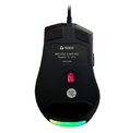 Mouse gamer TEROS TE-1211G, 7 botones, RGB, negro