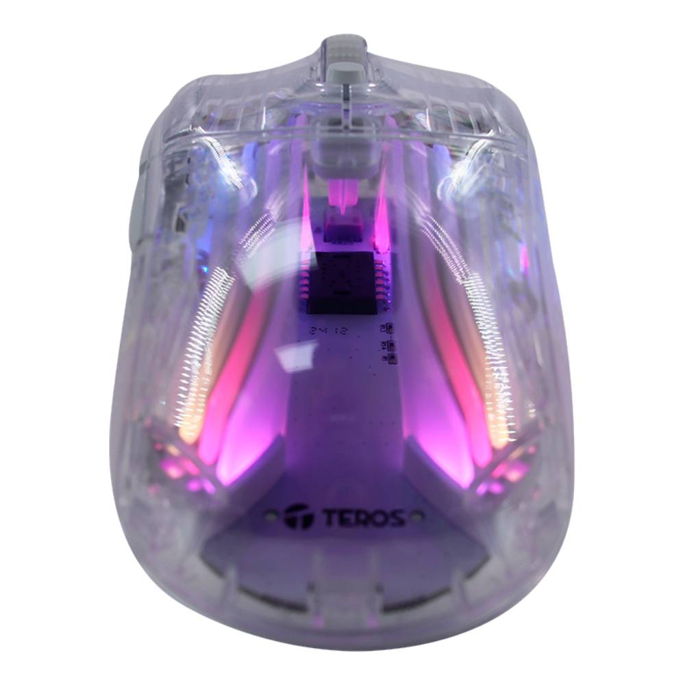 Mouse Gaming Teros TE-1216G | 7200dpi | RGB | 7 Botones.