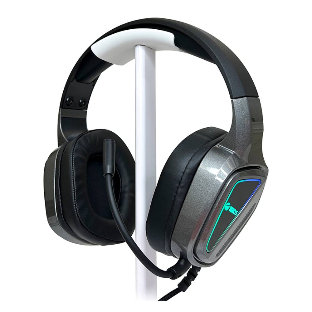 Audifono Gaming TEROS TE-8171N Estéreo, Micrófono, RGB, 3.5mm.