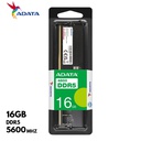 Memoria Ram SODIMM - Adata Premier 8GB, DDR5-5600MHz, CL40, 1.1V, 262-pin.