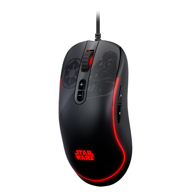 Mouse Gaming Primus Darth Vander GLADIUS 12400T, Sensor PixArt 12400Dpi, RGB, Black USB.