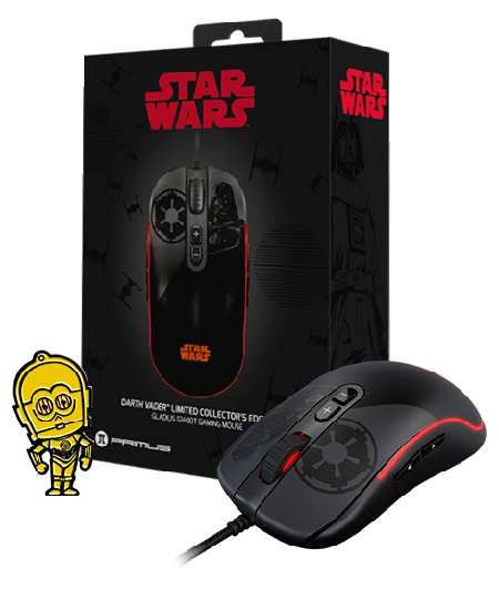 Mouse Gaming Primus Darth Vander GLADIUS 12400T, Sensor PixArt 12400Dpi, RGB, Black USB.