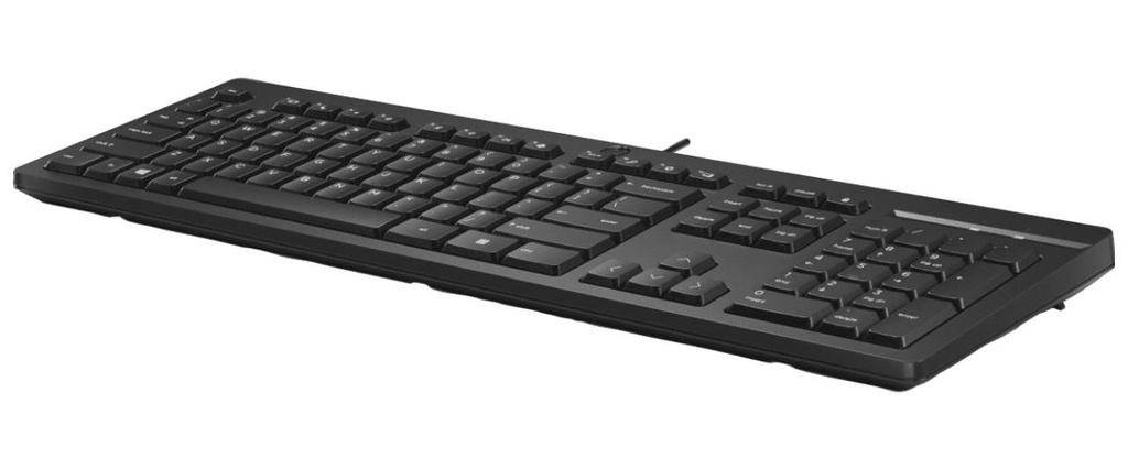 Teclado HP 125, Cable USB, SP, Negro.