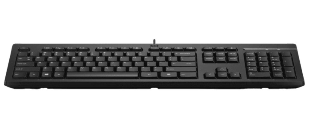 Teclado HP 125, Cable USB, SP, Negro.