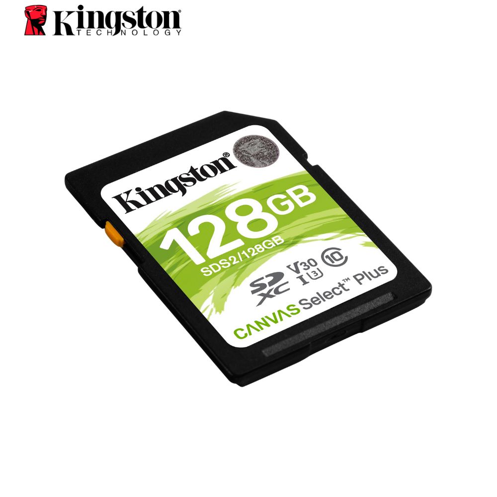 Memoria Card SD Kingston Canvas Select Plus, 128 GB, UHS-I Speed Class 1 (U1).