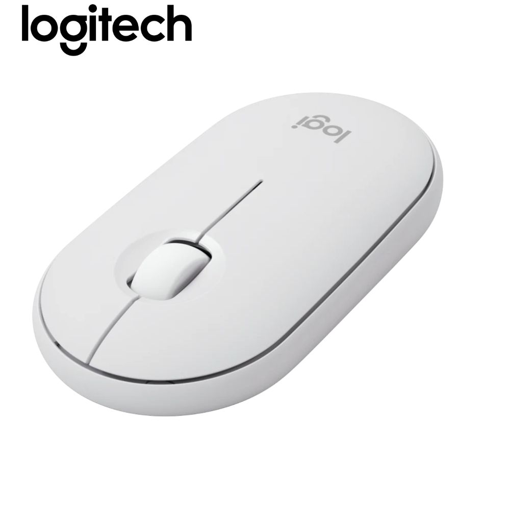 Mouse Logitech PEBBLE 2 M350S Silent, Wireless/Bluetooth, White.
