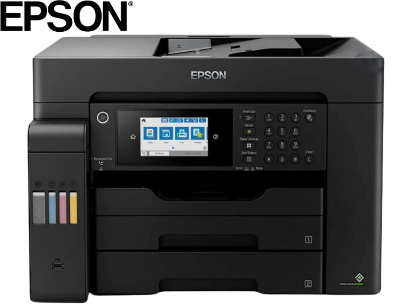 Multifuncional de Tinta Epson EcoTank L15150, Imprime/Escanea/Copia/Fax/Wi-Fi/USB/Ethernet