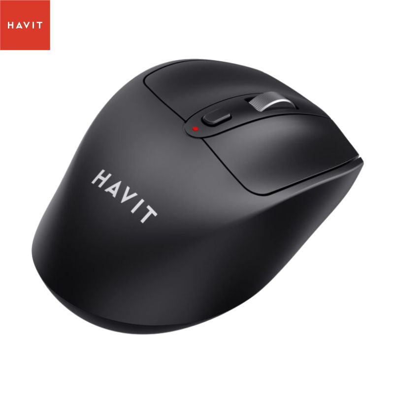 Mouse Inalámbrico Havit MS61WB, Wireless/Bluetooth, 3200dpi, Negro.