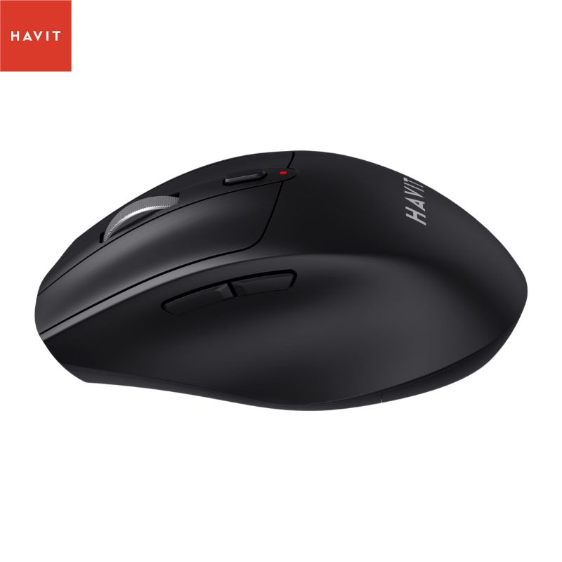 Mouse Inalámbrico Havit MS61WB, Wireless/Bluetooth, 3200dpi, Negro.